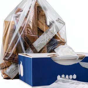 Plasticplace 20-30 Gallon Trash Bags Heavy Duty 2.0 Mil Clear Liners-0