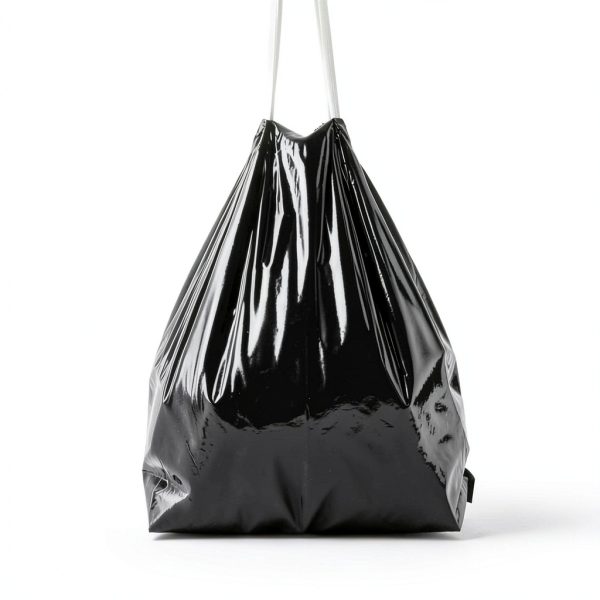 10 Gallon Drawstring Trash Bags by RayPard - Heavy Duty HDPE, 120-4