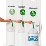 Brabantia Bin liners Can Liners 30L White HDPE Durable 20 Count Pack-0