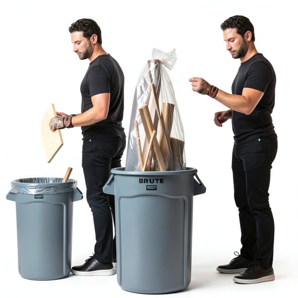 Plasticplace 20-30 Gallon Trash Bags Heavy Duty 2.0 Mil Clear Liners-1